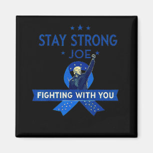 Bleibe von Strong Biden Patriotic Support Ribbon P Magnet
