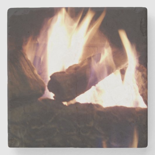 Bleibe Warm ALL Winter Stone Untersetzer (Vorderseite)