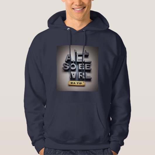 "Bleibe warm, bleibe stylish: Herren Basic Hooded Hoodie (Vorderseite)