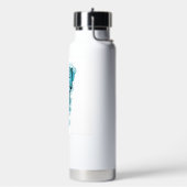 Bleibe Wasser Flasche - Farblich Motivierend (Links)