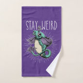 Bleibe Weird Badhandtuch Set (Handtuch)