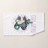 Bleibe Weird Badhandtuch Set (Handtuch)