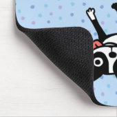 Bleibe Weird Funny Boston Terrier Dog Mousepad (Ecke)