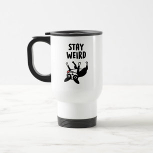 Bleibe Weird Funny Boston Terrier Dog Reisebecher