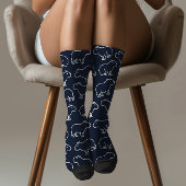 Bleibe Weird Funny Capybara Muster Socken