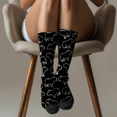 Bleibe Weird Funny Capybara Muster Socken