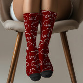 Bleibe Weird Funny Capybara Muster Socken