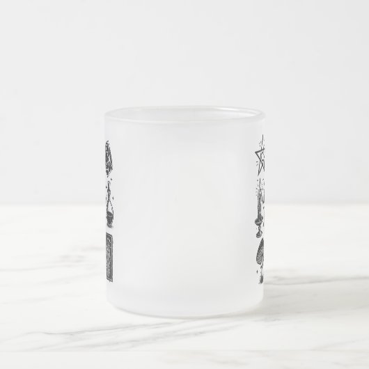 Bleibe Weird Goth Witchy Vibes Mattierte Tasse (Mittel)