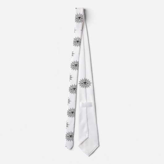 Bleibe Weird-Krawatte Krawatte (Rückseite)