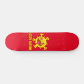 BLEIBE WEIRD lustige Kreatur-Überraschungsgeschenk Skateboard (Horizontal)