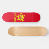 BLEIBE WEIRD lustige Kreatur-Überraschungsgeschenk Skateboard (Horizontal)
