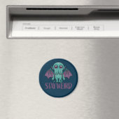 Bleibe Weird Niedlich Cthulhu Monster Magnet (In Situ (Geschirrspüler))