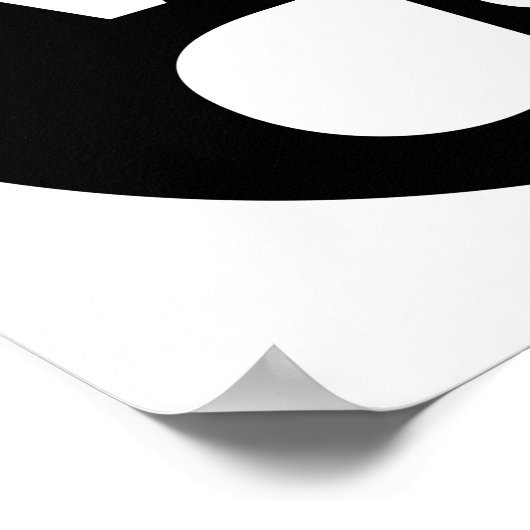 Bleibe Weird Poster (Ecke)