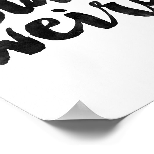 Bleibe Weird Poster (Ecke)