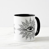 Bleibe Weird-Tasse Tasse (VorderseiteRechts)