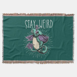 Bleibe-Weird-Throw-Blanket Decke
