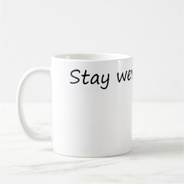 Bleibe Weiß - Spaß und einzigartig Kaffeetasse