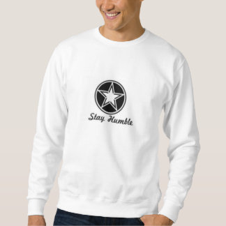 Bleibe weißer das Sweatshirt-Pullover der Männer Sweatshirt