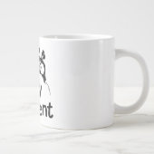 Bleibe widerstandsfähig Jumbo-Tasse (Rechts)
