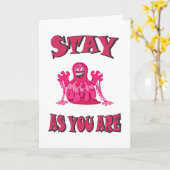 Bleibe, wie du bist karte (Gelbe Blume)