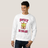 Bleibe, wie du bist sweatshirt (Vorne ganz)