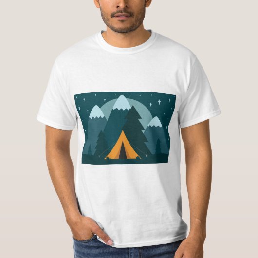 Bleibe Wild, Adventure Awaits" T - Shirt (Vorderseite)