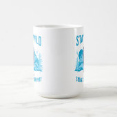 Bleibe Wild Arctic Wolf Kaffeetasse (Mittel)