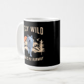 Bleibe Wild Arctic Wolf Kaffeetasse (Vorderseite Links)