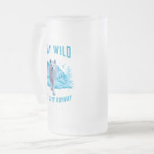 Bleibe Wild Arctic Wolf Mattglas Bierglas (Vorderseite Links)