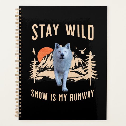 Bleibe Wild Arctic Wolf Planer (Vorderseite)