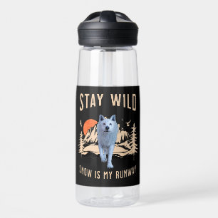 Bleibe Wild Arctic Wolf Trinkflasche