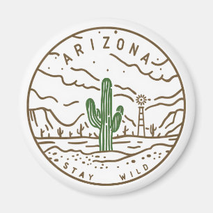 Bleibe Wild Arizona Magnet