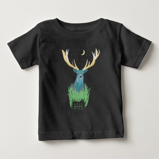 BLEIBE WILD BABY T-SHIRT (Vorderseite)