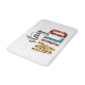 Bleibe Wild Badematte (Schrägansicht)