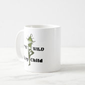 Bleibe Wild Fee Kinderkaffee Tasse (Vorderseite Links)