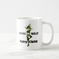 Bleibe Wild Fee Kinderkaffee Tasse