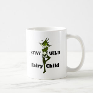 Bleibe Wild Fee Kinderkaffee Tasse