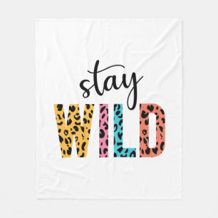 Bleibe Wild Fleecedecke