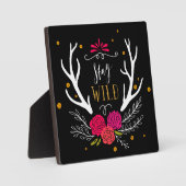 Bleibe Wild Fotoplatte (Vorderseite)