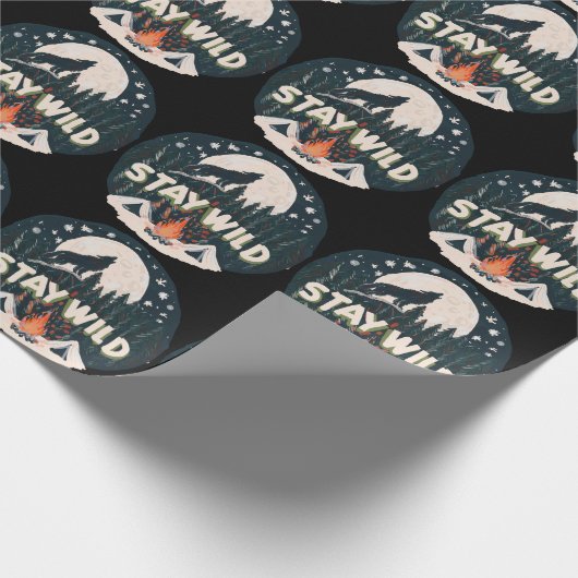 Bleibe Wild Geschenkpapier (Ecke)