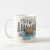 Bleibe Wild Kaffeetasse (Links)