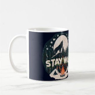 Bleibe Wild Kaffeetasse