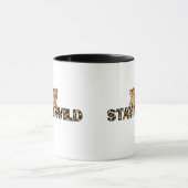 Bleibe Wild - Leopard Print mit Cheetah Head Tasse (Zentrum)