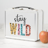 Bleibe Wild Metall Brotdose (Beispiel)