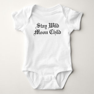 Bleibe Wild Moon Child Bodysuit Baby Strampler