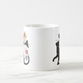 Bleibe Wild Moon Child Cat Kaffeetasse (Mittel)