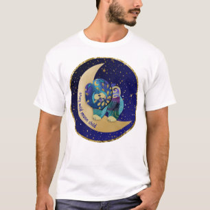 BLEIBE WILD MOON CHILD Chow Hund WHITE Shirts