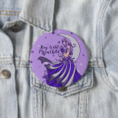 Bleibe Wild Moon Child Classic Button (Beispiel)