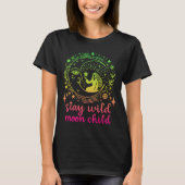 Bleibe Wild Moon Child Gradient Celestial Hexchy T-Shirt (Vorderseite)