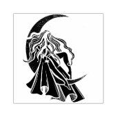 Bleibe Wild Moon Child Gummistempel (Prägung)